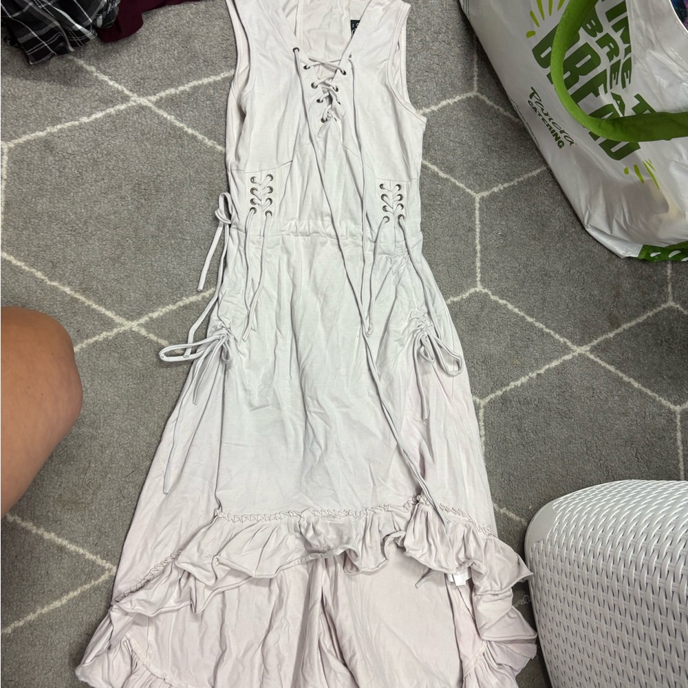Elegant Lace-Up Corset Vixxsin Dress